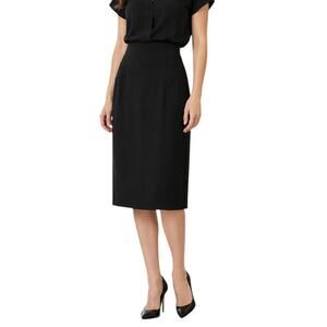 Roberto Cavalli Wool Skirt Black IT42 Elegant Style